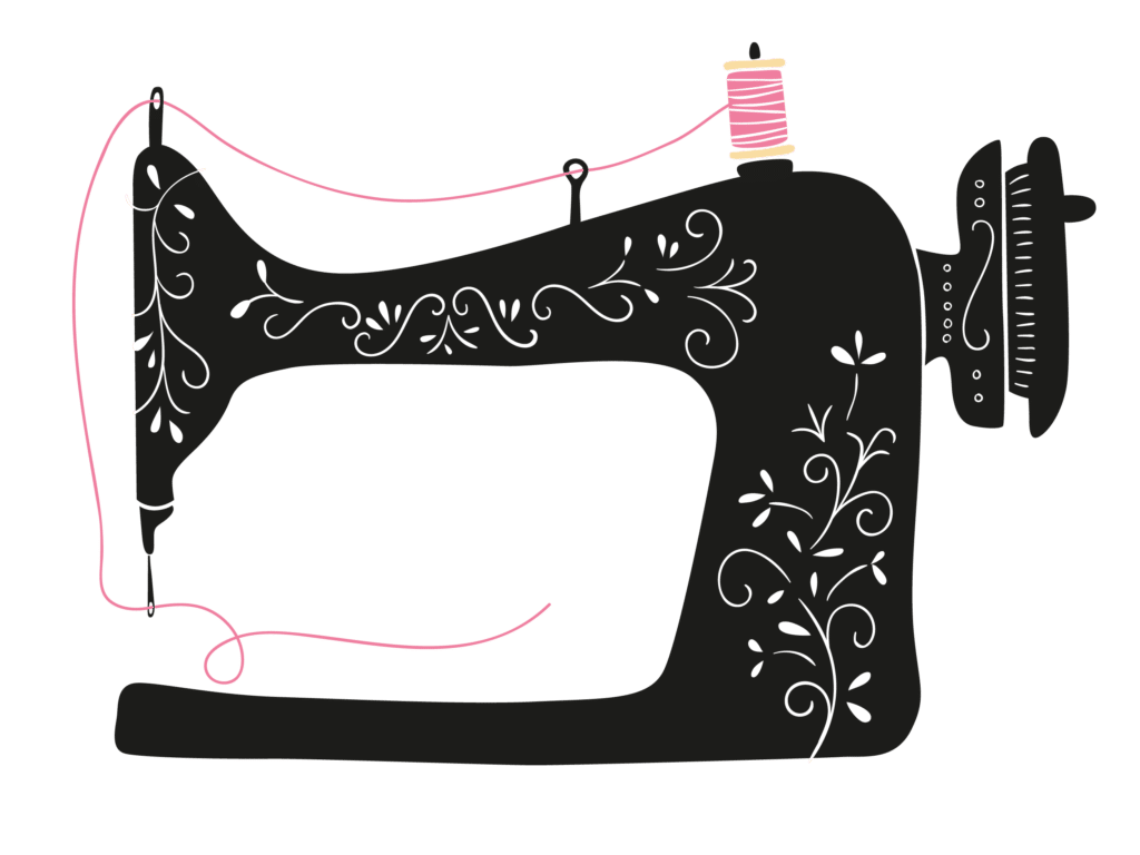 Black And Pink Sewing Machine